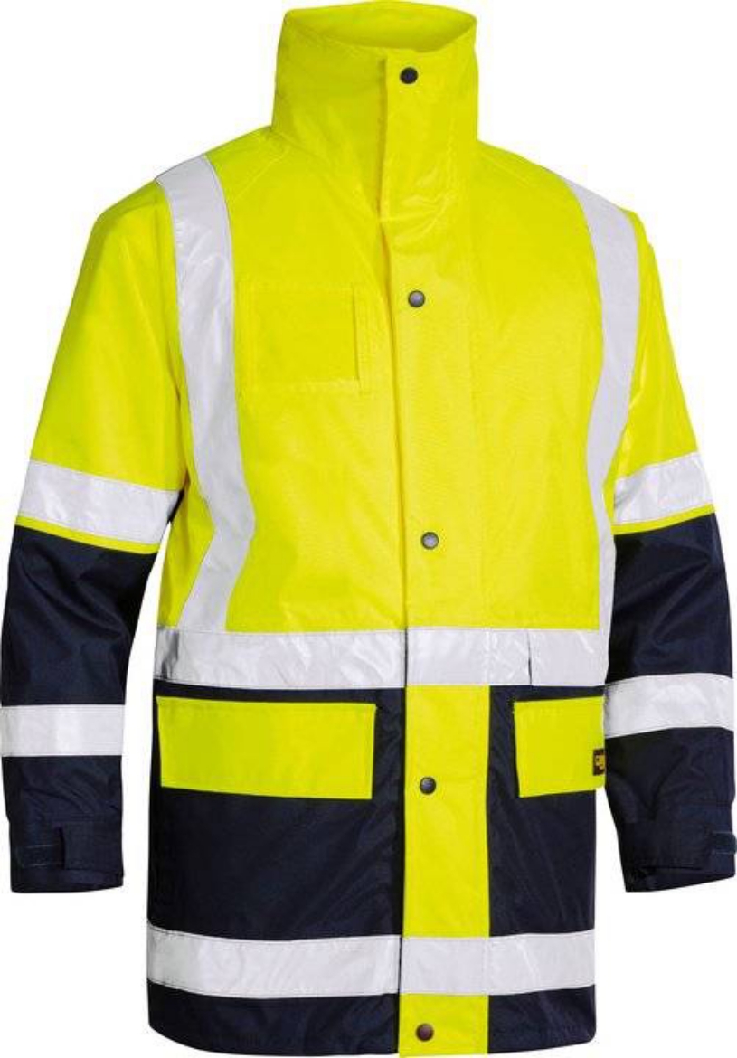 Picture of Bisley, Taped Hi Vis 5 In 1 Rain Jacket